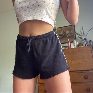 Brandy Melville waffle knit shorts